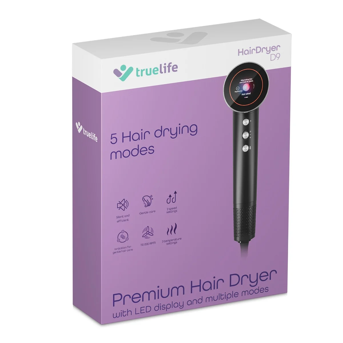 Truelife HairDryer D9 fén s ionizátorem