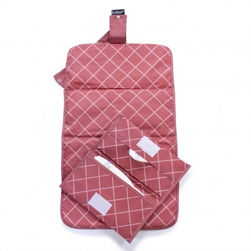 KipKep přebalovací set NAPPER COMBI-SET Dusty Clay (kožíšek)
