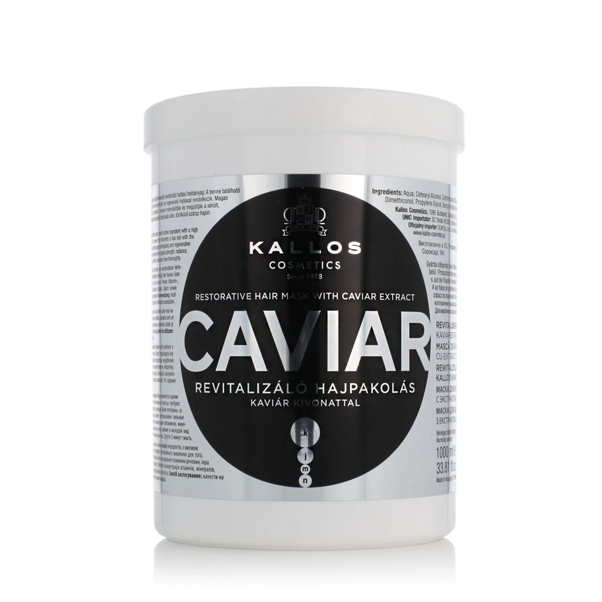 Kallos Cosmetics Kallos Caviar Restorative Hair Mask 1000 ml
