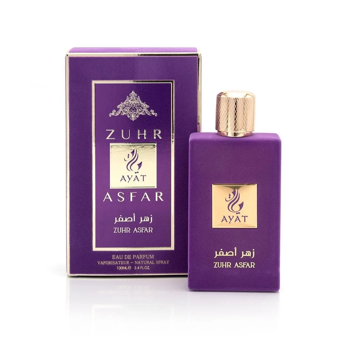 Ayat Perfumes Parfémovaná voda - Velvet Series - ZUHR ASFAR - Objem: 100ml 
