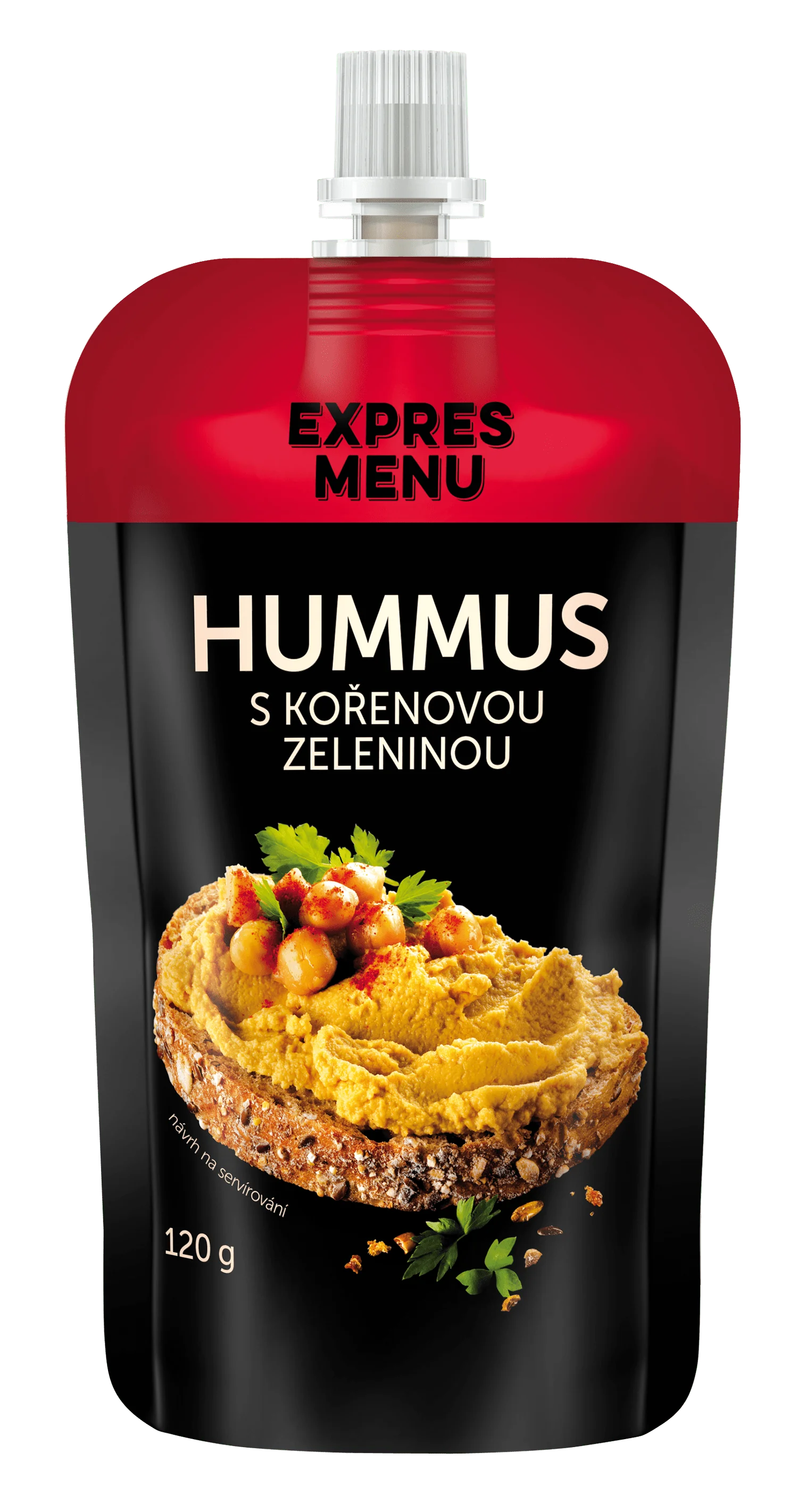EXPRES MENU Hummus s kořenovou zeleninou 120 g (1 porce)