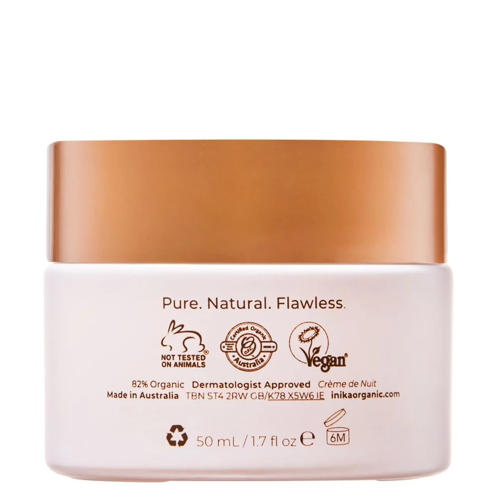 Inika Organic Antioxidační noční krém s resveratrolem a probiotiky 50 ml