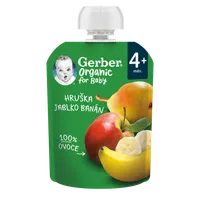 Gerber Organic for Baby Kapsička Hruška/jablko/banán BIO