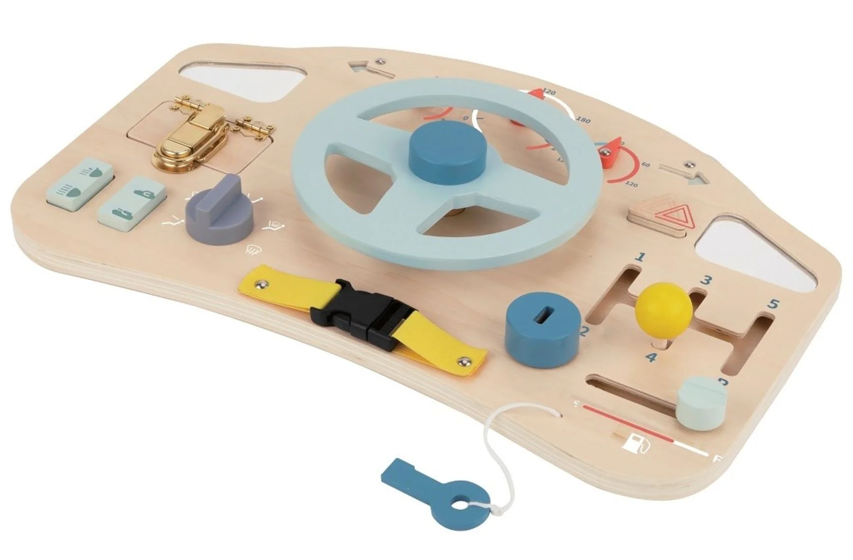 2Kids Toys Montessori Activity board Auto Deska s volantem