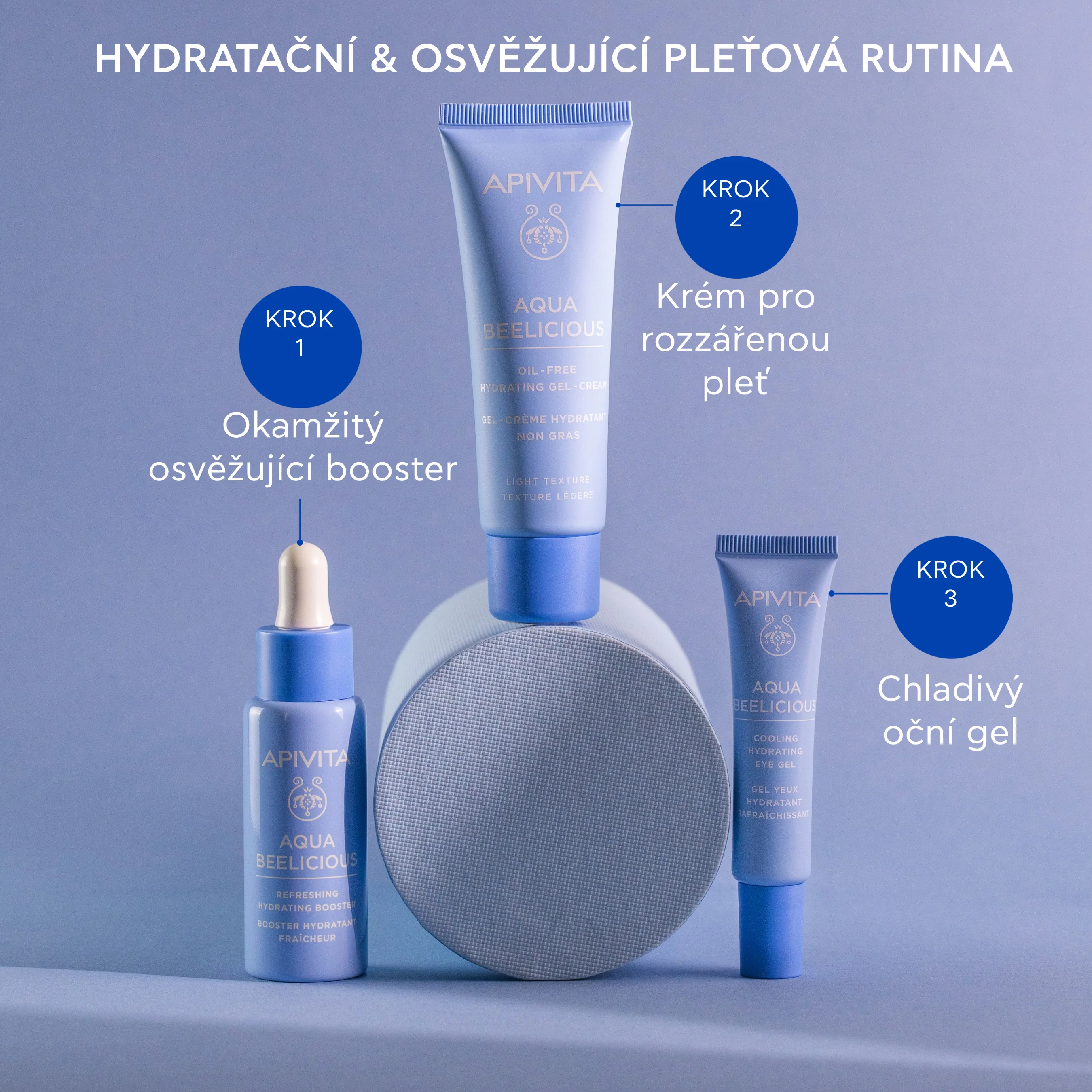 APIVITA Aqua Beelicious hydratační gel-krém 40 ml