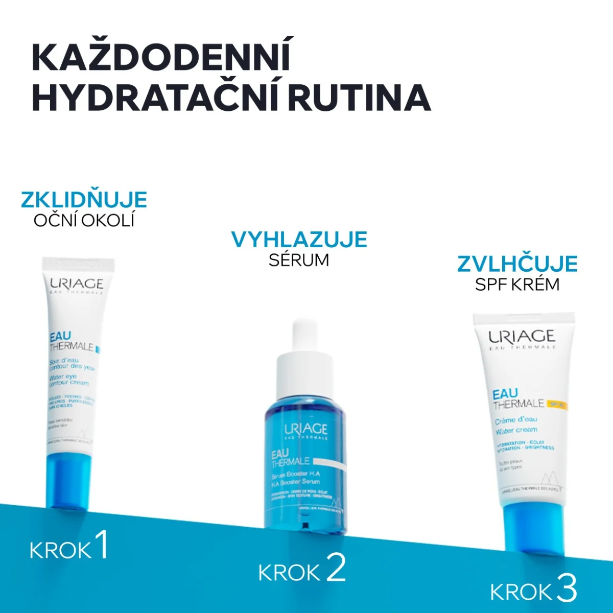 Uriage EAU Thermale Lehký hydratační krém SPF 20 40 ml