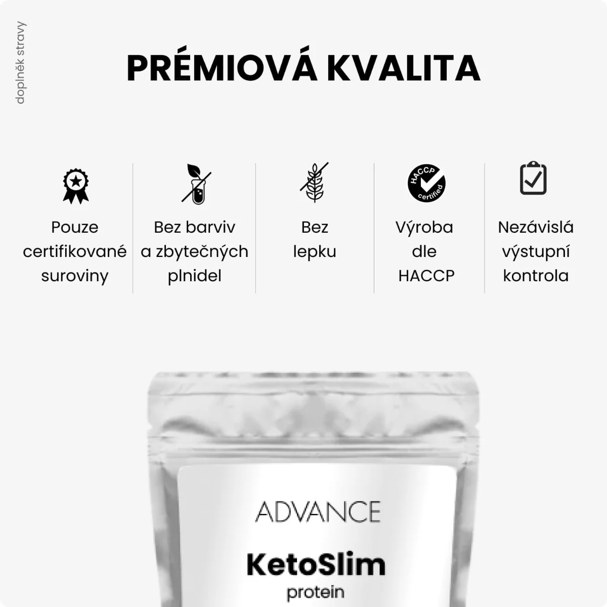 ADVANCE KetoSlim protein borůvka 480 g