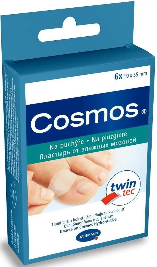 Cosmos Twin tec Náplast na puchýře na prstech 6 ks