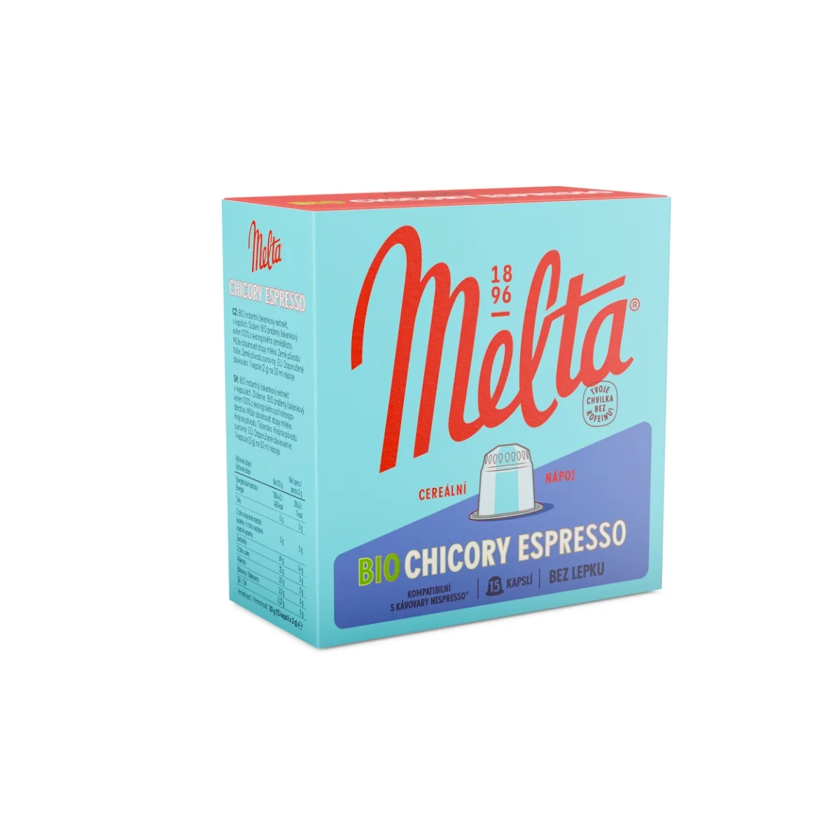 Melta 1896 Chicory Espresso BIO kapsle 15 ks