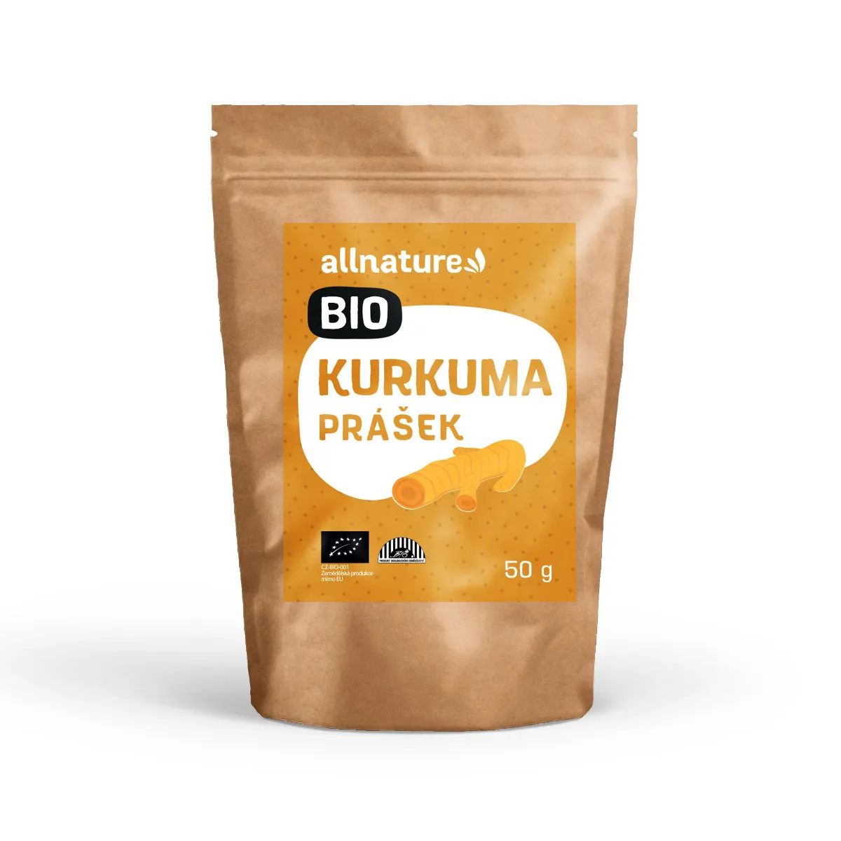 Allnature Kurkuma BIO prášek 50 g