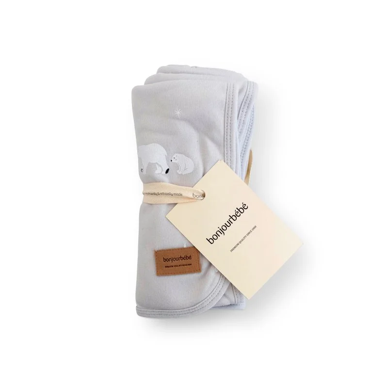 Bonjourbébé dětská bavlněná deka Polaris Grey