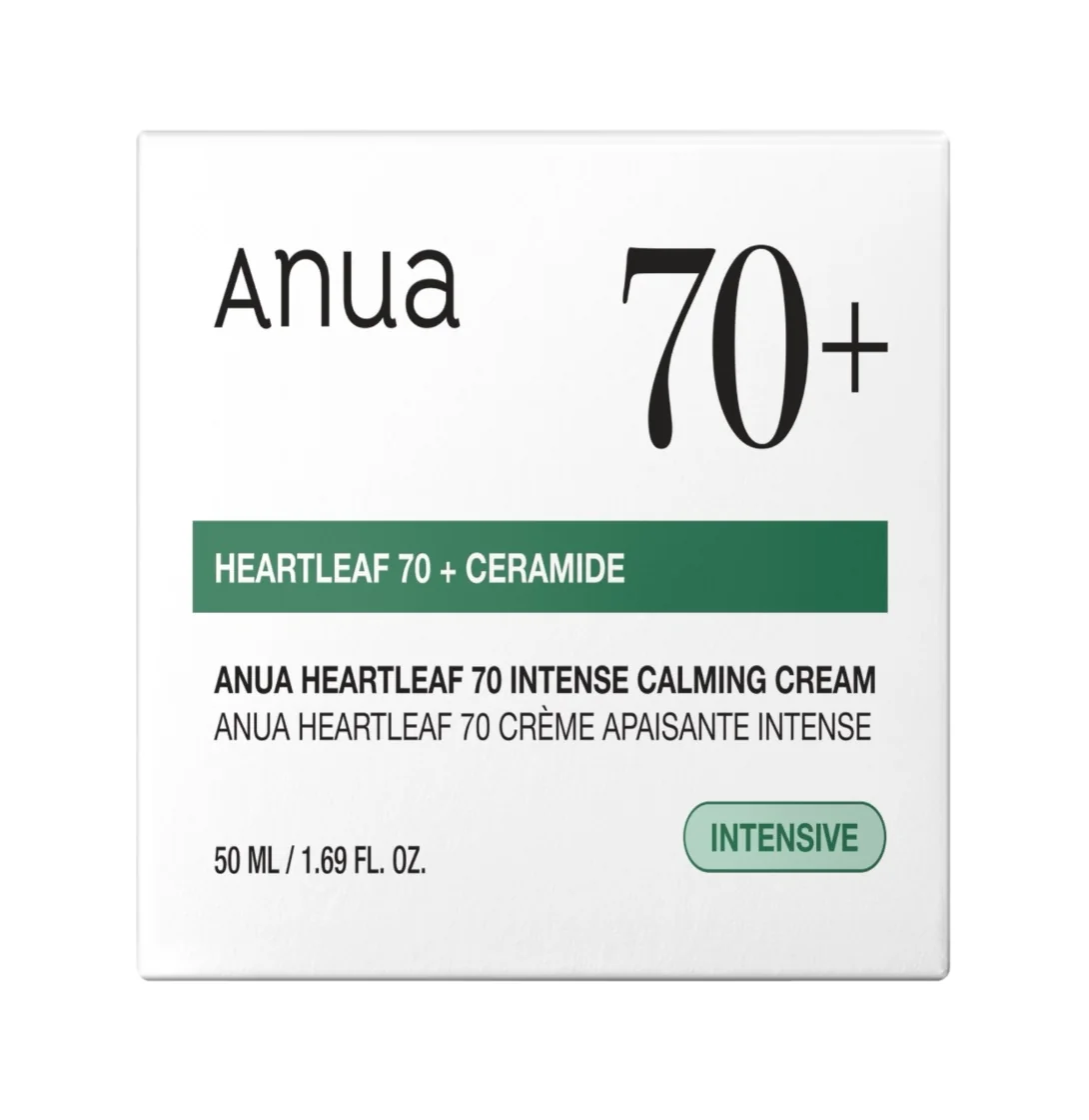 Anua Heartleaf 70% Intense Calming Cream zklidňující krém 50 ml