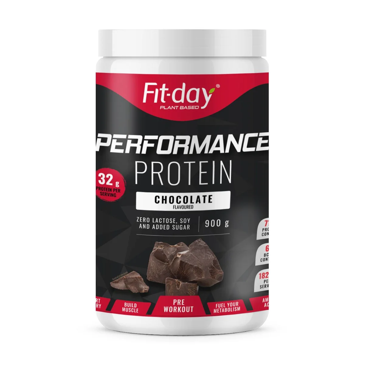 Fit-day Protein Performance čokoláda 900 g