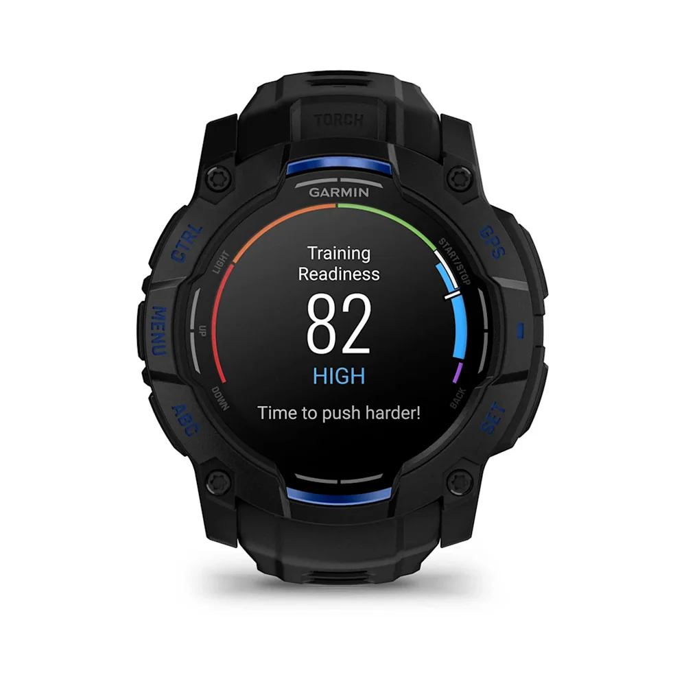 Garmin Instinct 3 AMOLED 50 mm chytré hodinky Black/Blue