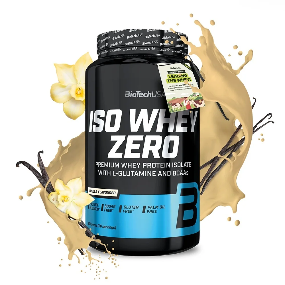 BioTech USA Iso Whey Zero vanilka 908 g