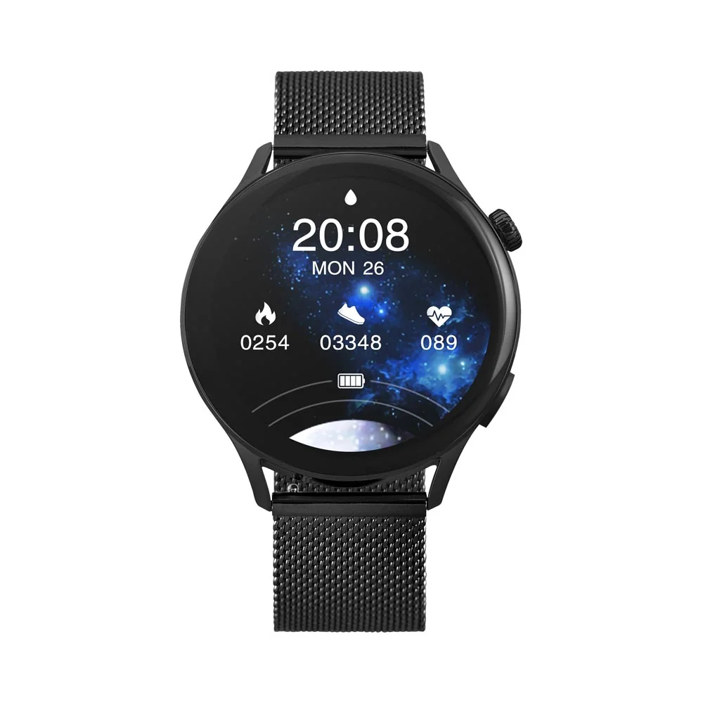 Garett Smartwatch Lady Elegance smart hodinky Black Steel