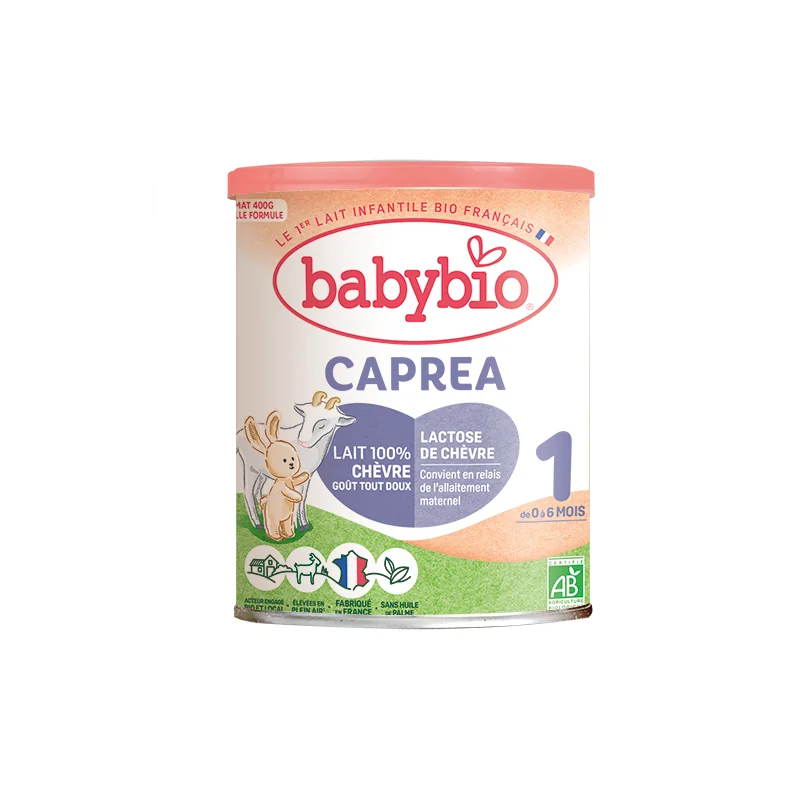 Babybio Caprea 1 Počáteční kozí kojenecké bio mléko 400 g