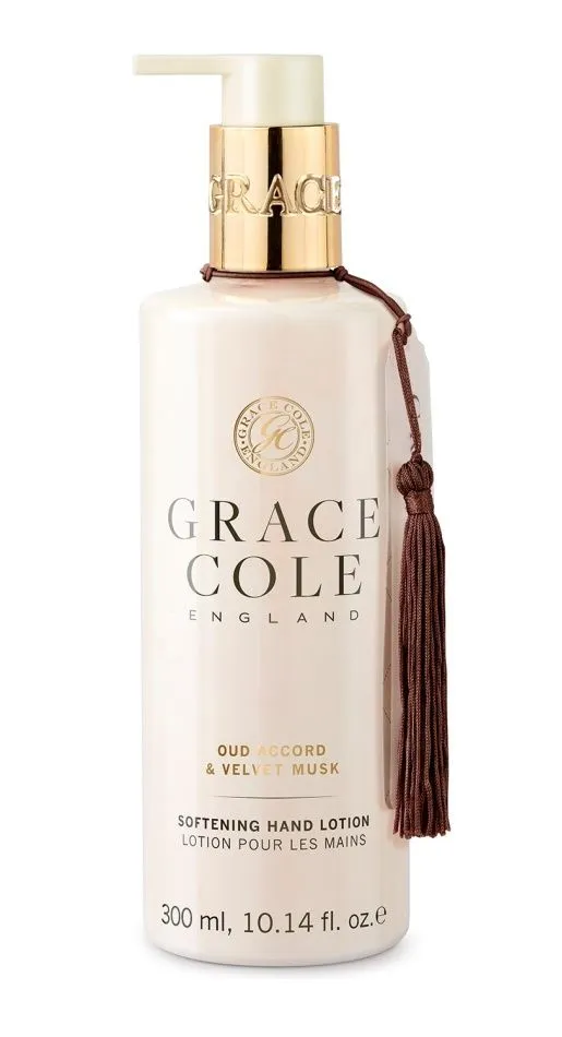 Grace Cole Oud Accord & Velvet Musk jemné mléko na ruce 300 ml