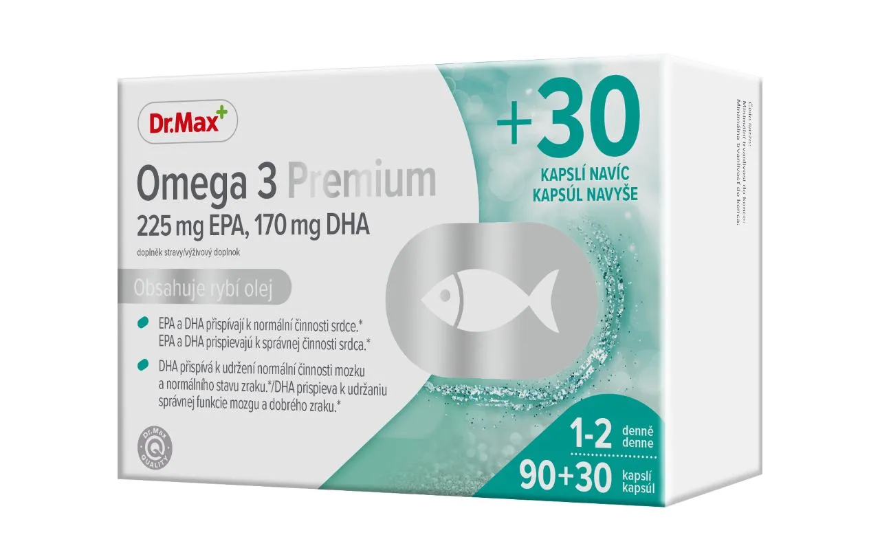 Dr. Max Omega 3 Premium 90+30 kapslí