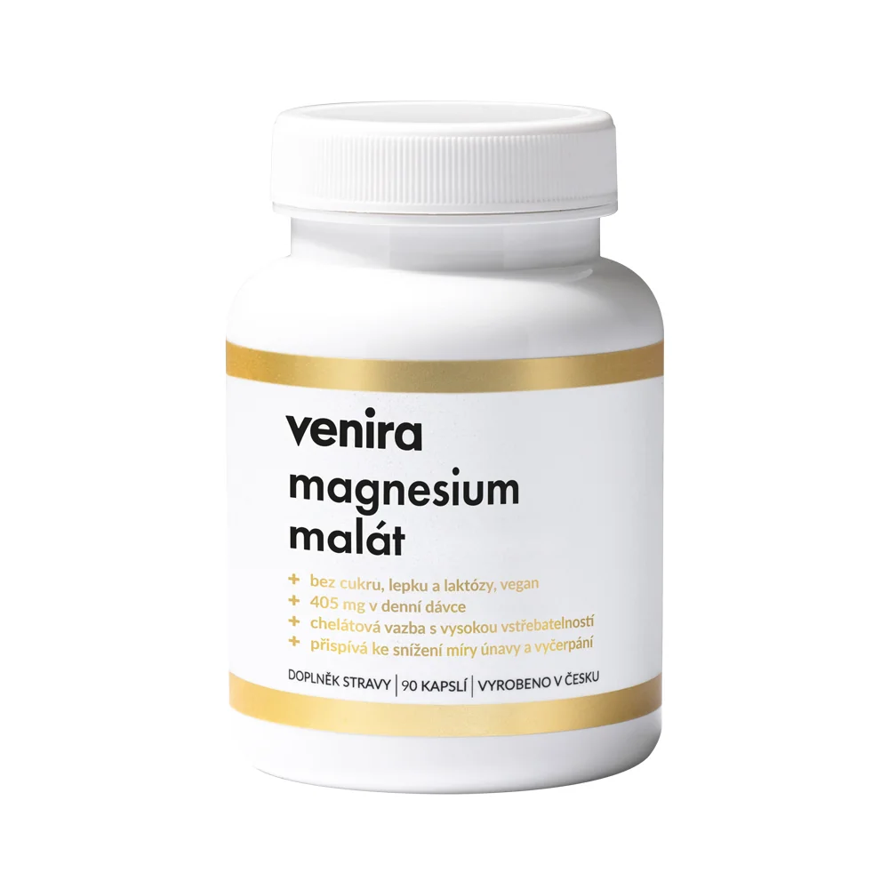 Venira Magnesium malát 90 kapslí