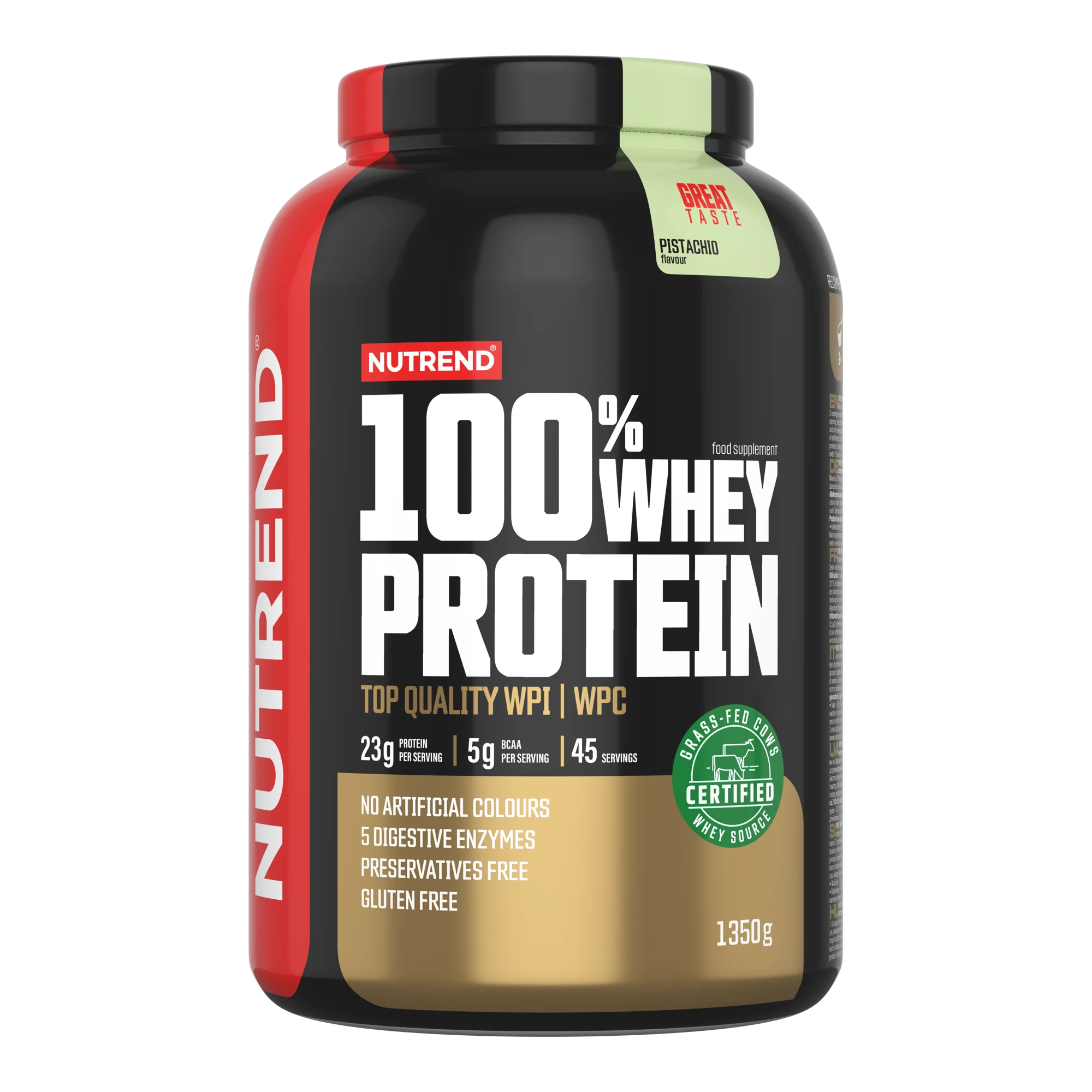 Nutrend 100% Whey Protein pistachio 1350 g