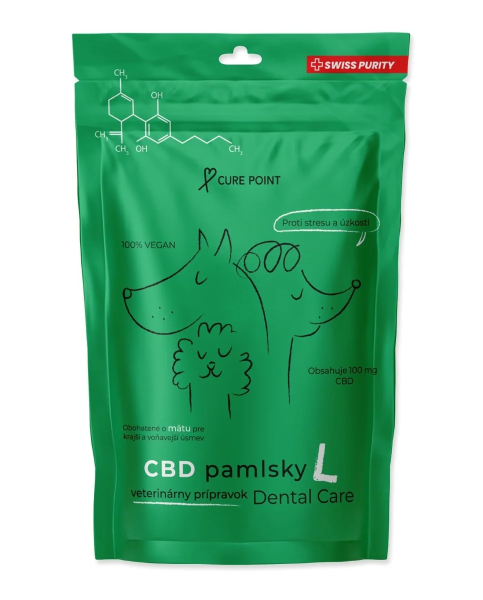 Cure Point CBD Dental Care L pochoutka pro psy 100 g