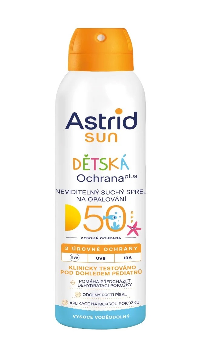 Astrid Sun Dětský suchý opalovací sprej SPF50 150 ml