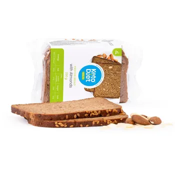KetoDiet Proteinový chléb s mandlemi 250 g