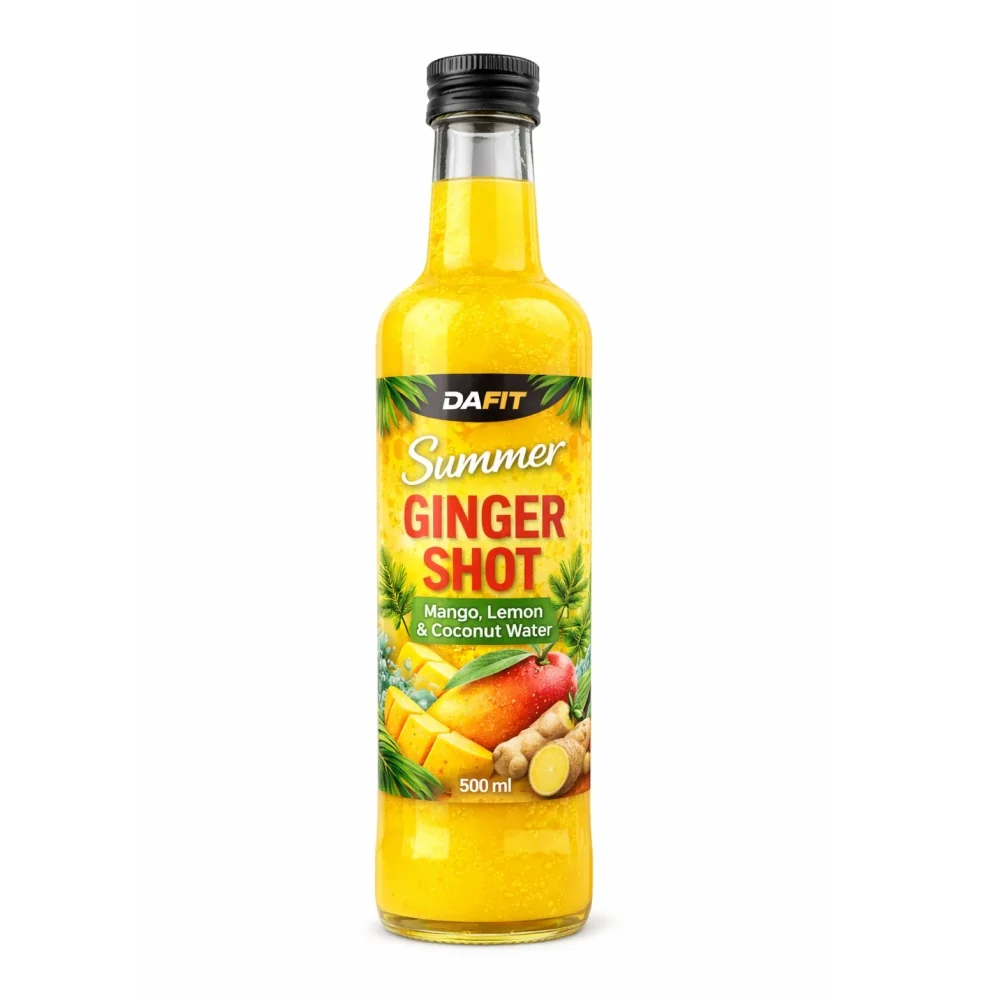 Dafit Summer Ginger Shot mango lemon coconut water 500 ml