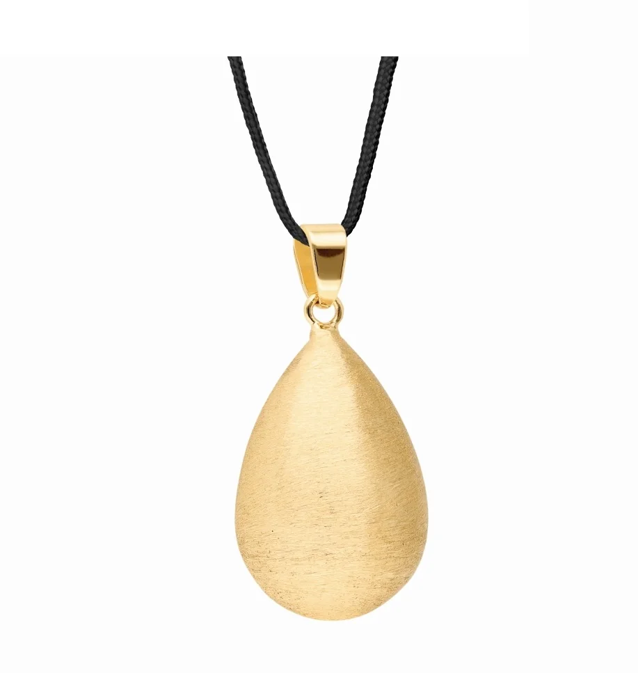 Bola Těhotenská rolnička 1 ks Drop Shape Gold