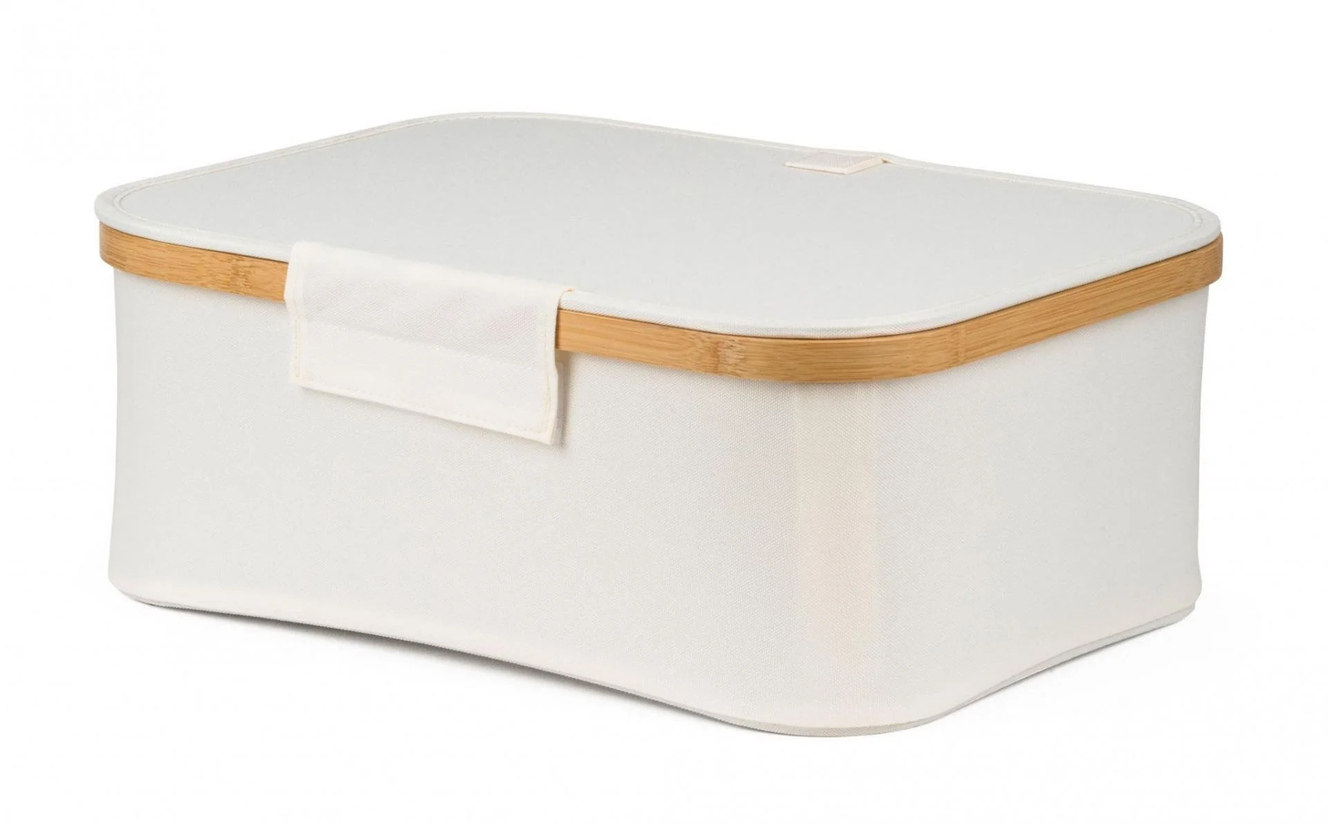 G21 Úložný box 40 x 30 x 15 cm bambusový s víkem, béžový