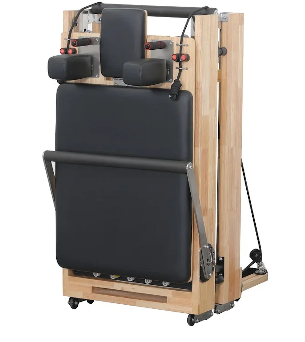 SharpShape Pilates Reformer dřevěný černý
