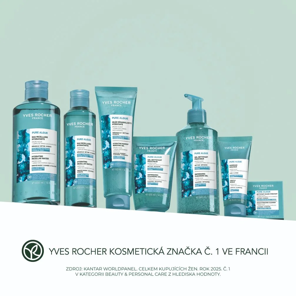 Yves Rocher Pure Algue Svěží čisticí gel 390 ml