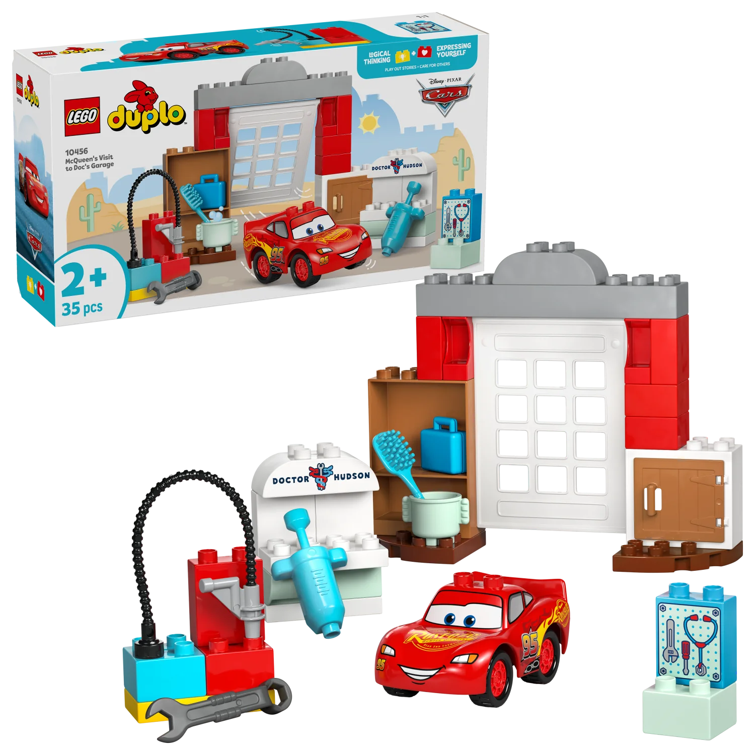 LEGO® DUPLO │ Disney 10456 McQueen a návštěva v garáži doktora Hudsona