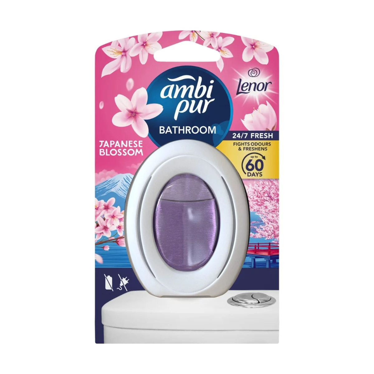 Ambi Pur Bathroom Japanese Blossom osvěžovač vzduchu 8 ml