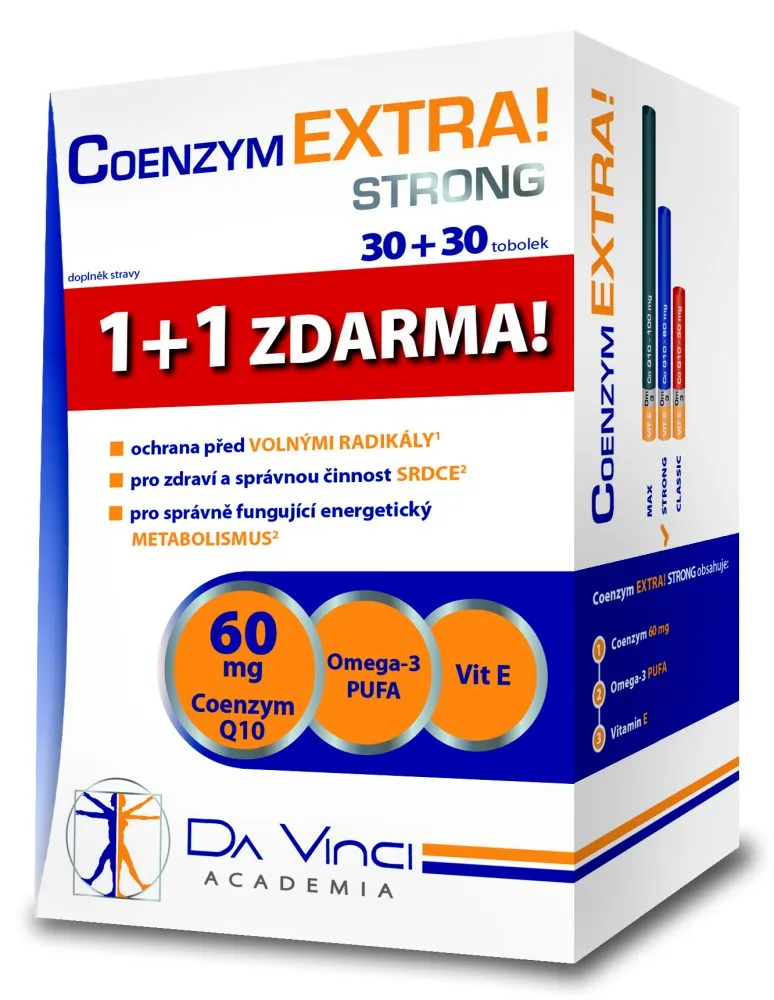 Da Vinci Academia Coenzym EXTRA! Strong 60 mg