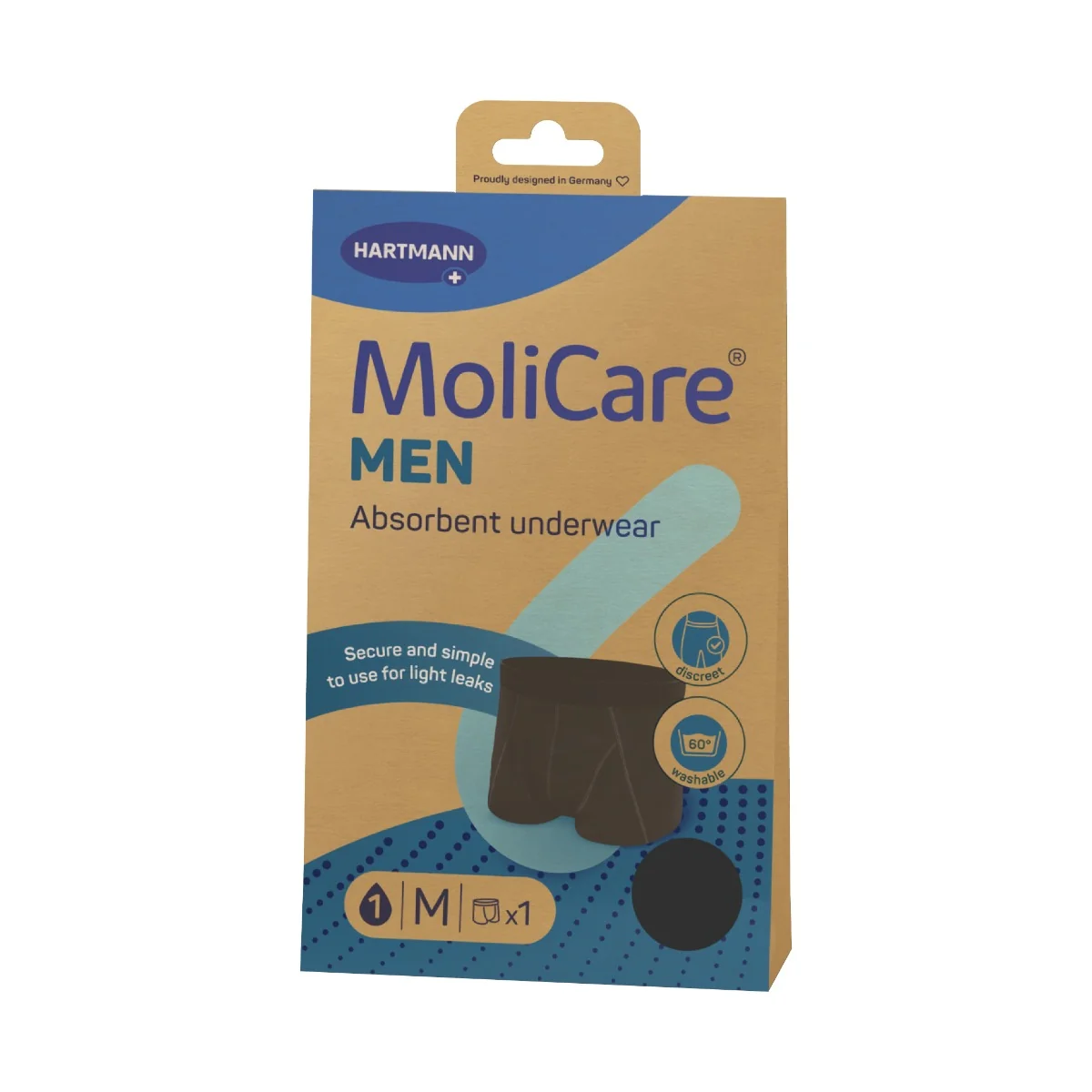 MoliCare MEN absorpční prádlo vel. M 1 ks