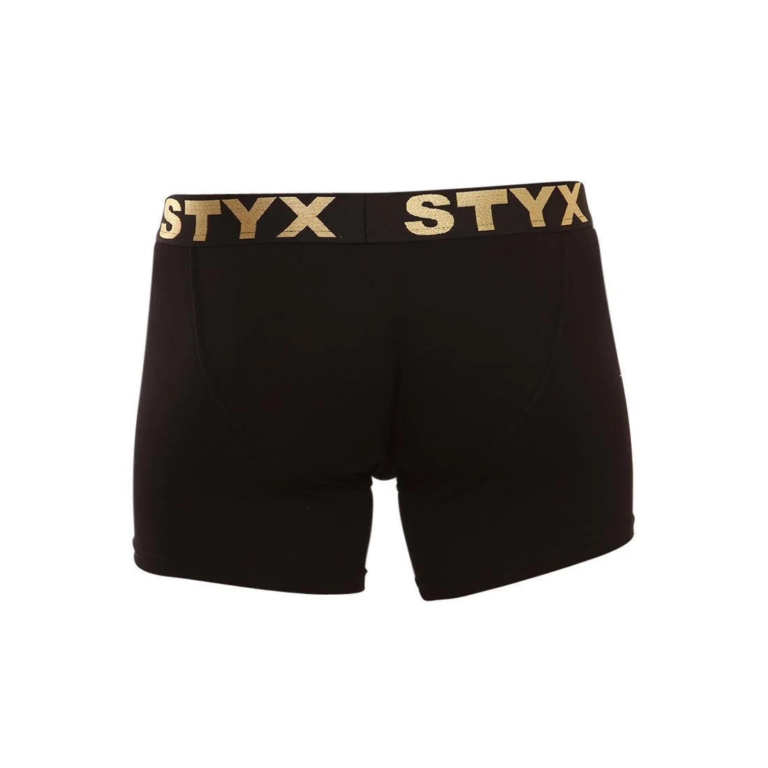 Styx Pánské boxerky / KTV long sportovní guma černé - černá guma (UTC960) M