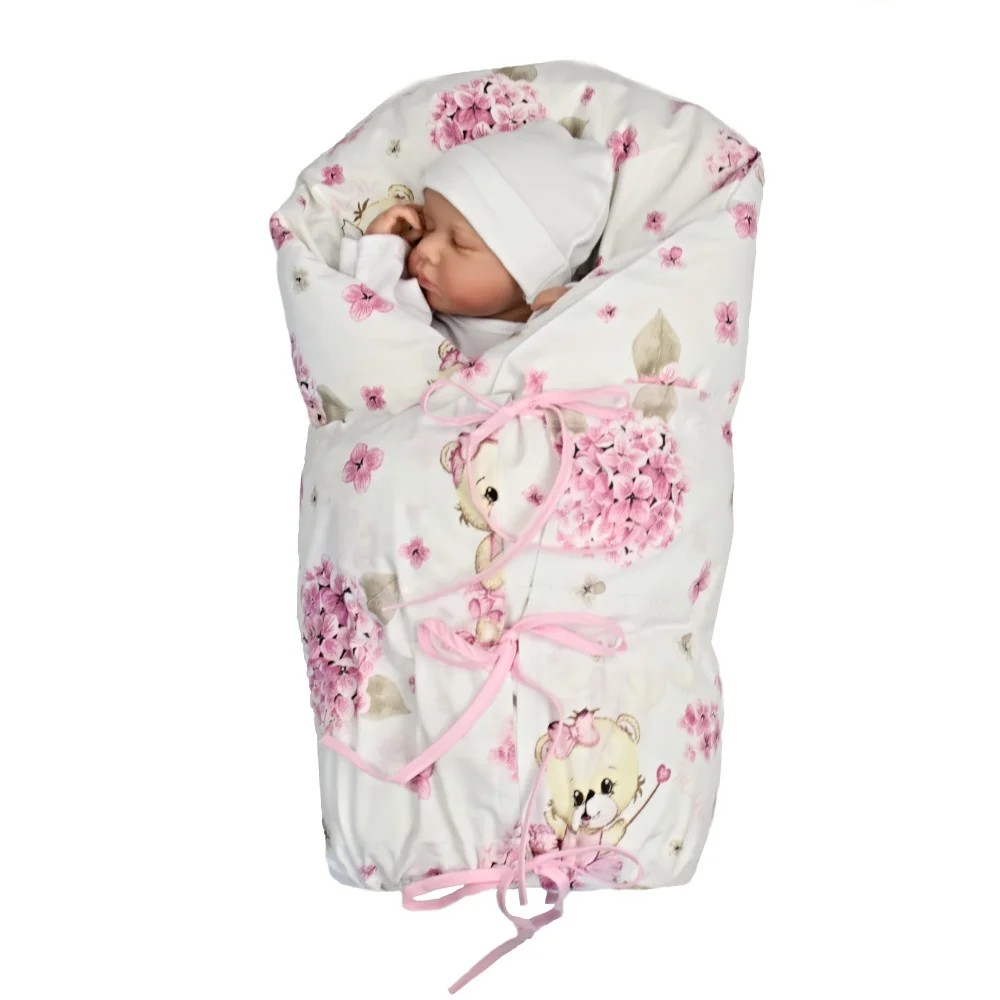 Baby Nellys Náhradní povlak, potah bavlna na retro zavinovačku LALLY - Balerína pink
