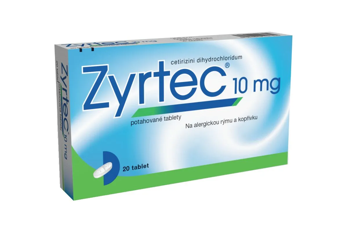 Zyrtec 10 mg 20 tablet