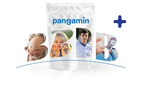 Pangamin obsahuje mikrobiální kultury a inulin.