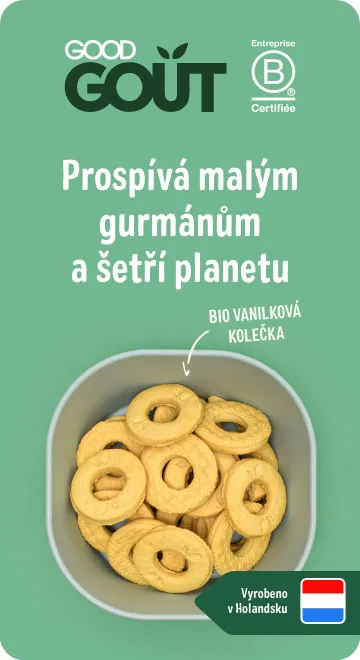 Good Gout BIO Vanilková kolečka 10m+ 80 g