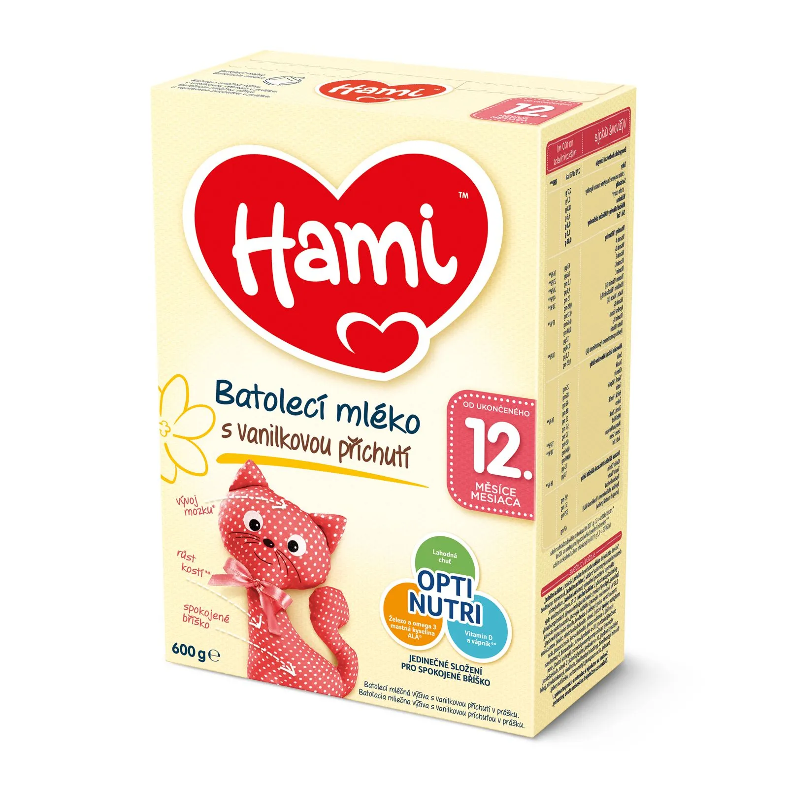 Hami 12m+ Vanilka 600 g