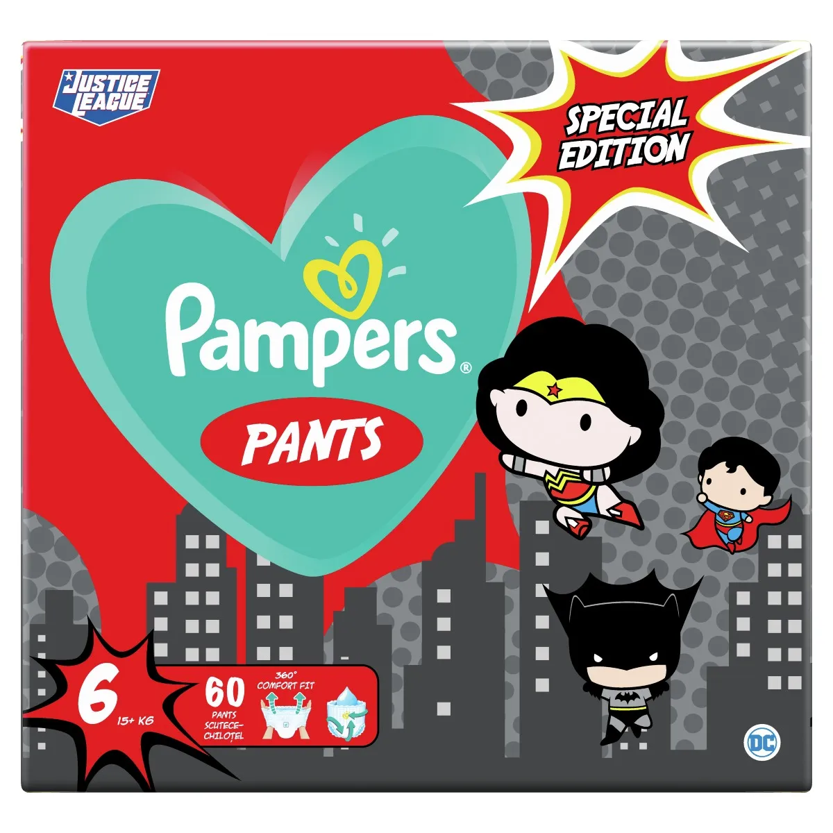 Pampers Pants vel 6 Special Edition 15+ kg plenkové kalhotky 60 ks