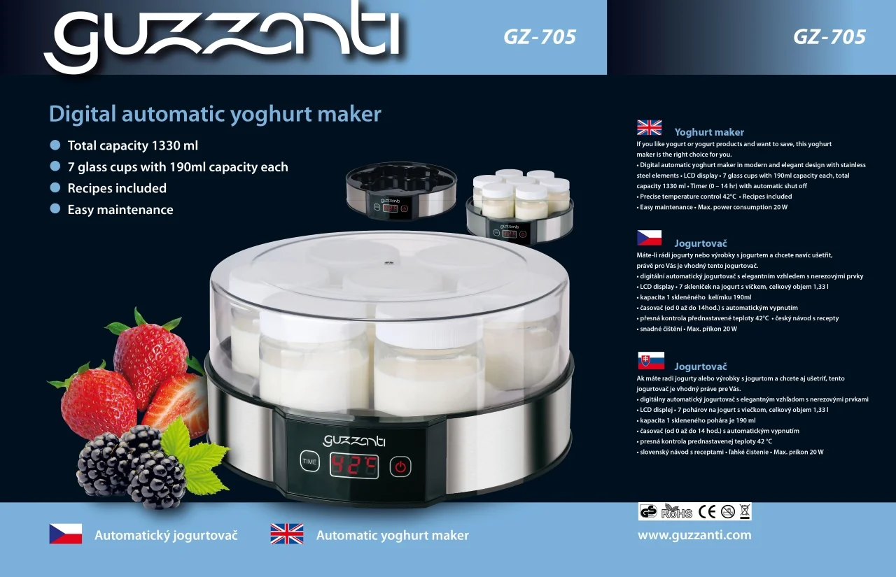 GUZZANTI Jogurtovač GZ 705