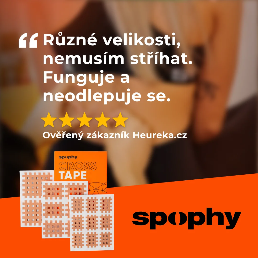 Spophy Cross Tape C 5,2 x 4,4 cm 40 ks