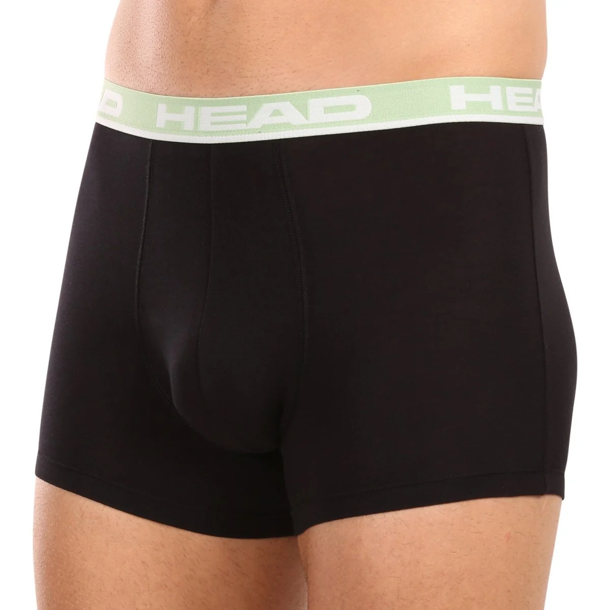 HEAD 2PACK pánské boxerky černé (701202741 023) L
