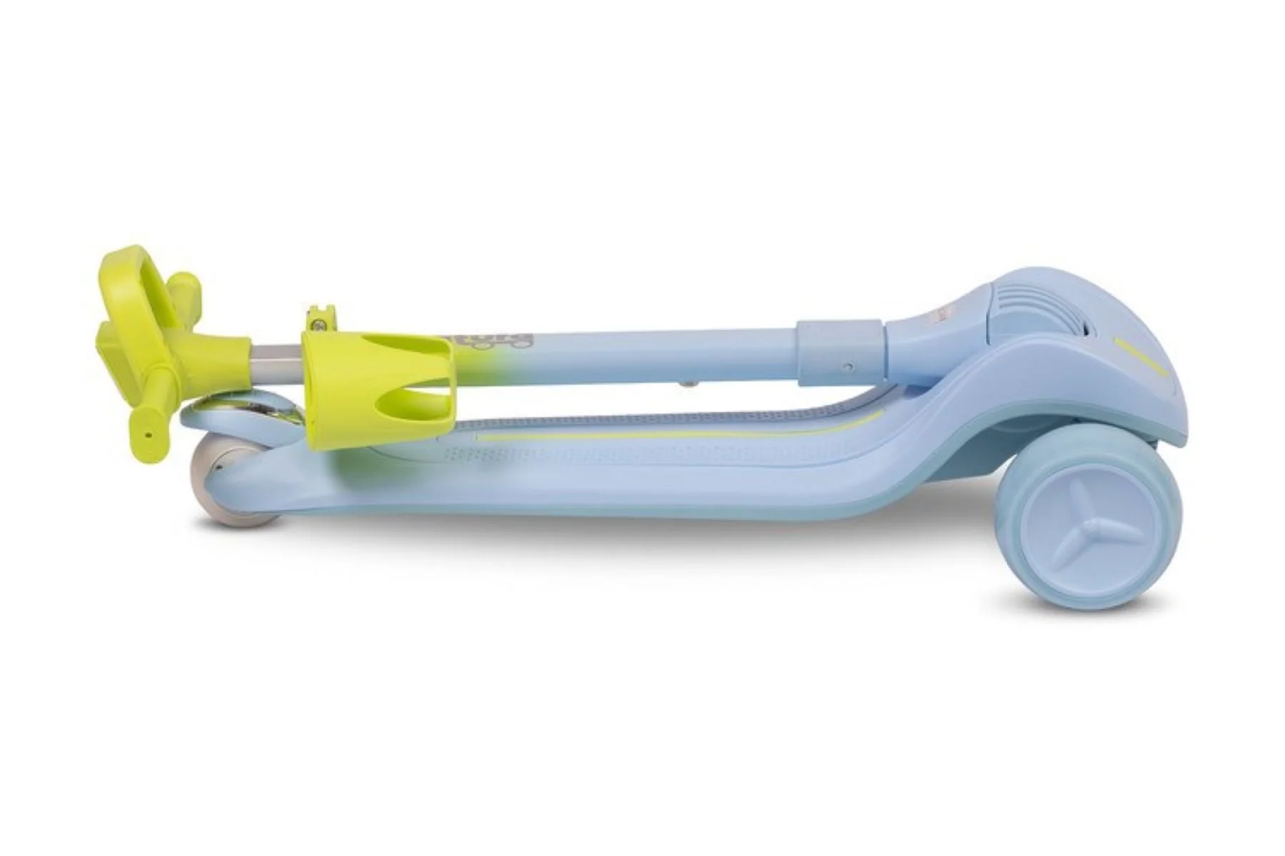 Toyz Dětská tříkolová koloběžka s LED kolečky Satura, modrá