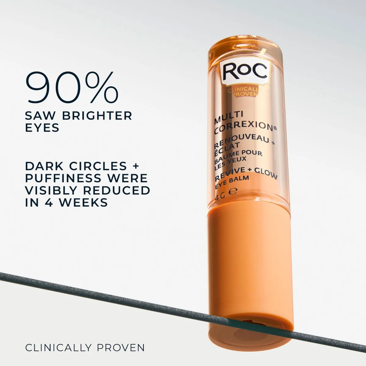 RoC Multi Correxion Revive + Glow oční balzám 4 g
