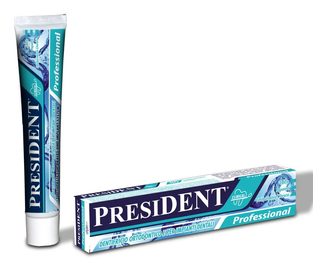 President Zubní pasta pro rovnátka a implantáty Professional 75 ml